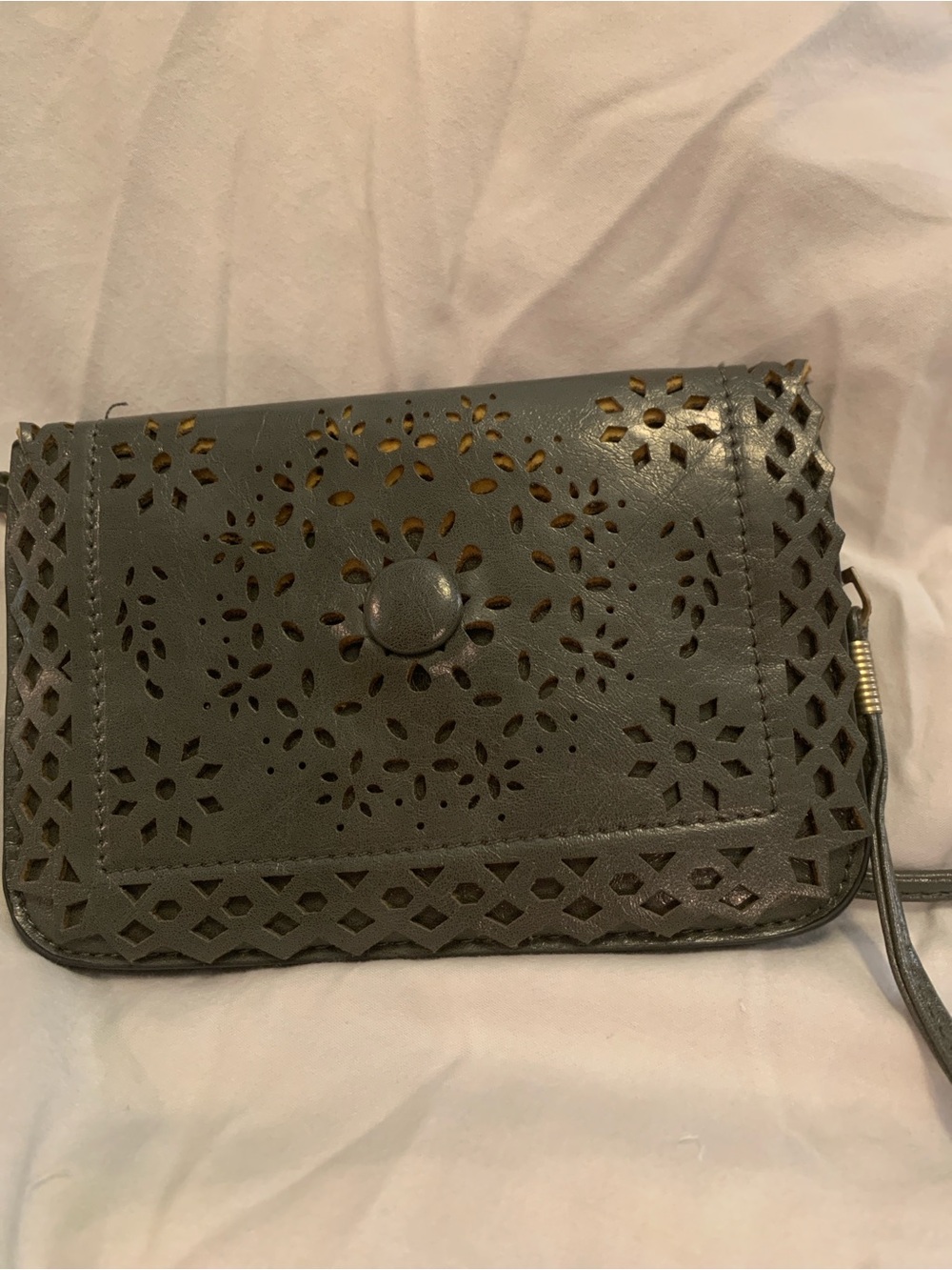 Women’s Laser-Cut Crossbody Bag